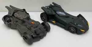 Two vintage batmobile toys pre-owned