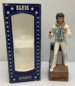 McCormick distilling companies Elvis Presley musical decanter number one in the series original box.14