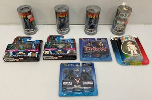 Miscellaneous collectible miniature action figures, including mini mates. Thor and more all new in original box.