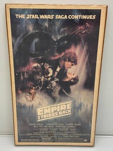 Original 1981 tops chewing gum company Star Wars. The empires straights back mini poster sealed behind plastic period 12 x 18