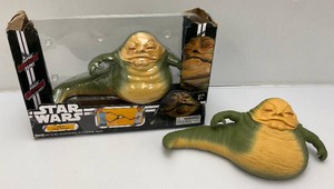 STAR WARS DISNEY Stretch Armstrong JABBA THE HUTT Return of the Jedi unopened box beat up and one opened No box.