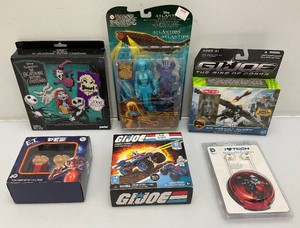 Miscellaneous action figures new including gi joe, tim burtons nightmare before christmas and more