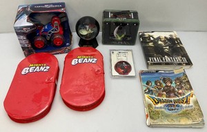 Miscellaneous vintage toys including captain america, mighty beans and more.