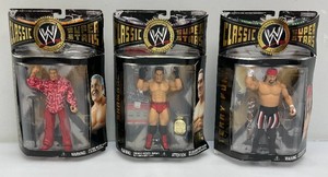 Miscellaneous vintage collectible, WWE classic superstars wrestling figures in original pack.