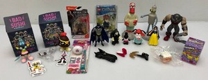 Miscellaneous miniature collectible action figures including Halo. and more most in open box.