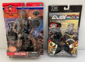 Miscellaneous G I joe action figures new on card.