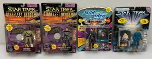Miscellaneous vintage collectible star trek action figures new old stock on card