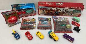 Miscellaneous vintage collectible, Disney cars, miniature die cast cars and more. Some loose, but most new old stock.