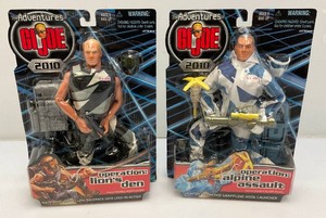 2 vintage GI Joe 12 action figures.On original cards new old stock