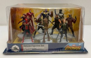 collectible marvel adventures, infinity war, deluxe, figurine set new in pack