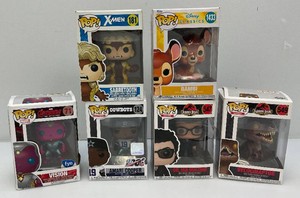 Miscellaneous collectible Funko pops, including x-men and more all new old stock