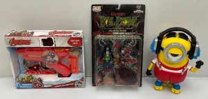 Miscellaneous collectible toys, including evil, Ernie, and more most new in pack.