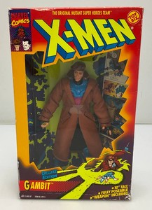 1994 TOY BIZ X-MEN DELUXE EDITION BOXED ACTION FIGURE - GAMBIT