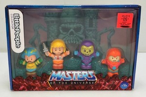 FISHER PRICE LITTLE PEOPLE MASTERS OF THE UNIVERSE ACTION FIGURE SET SKELETOR and more new old stock.
