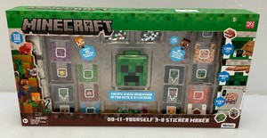 MinecraftMinecraft Do-It-Yourself 3D Sticker Maker Kit New with Box