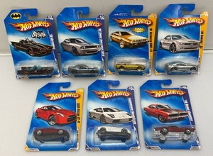 Miscellaneous miniature hot wheel die cast cars.All new on card.