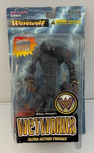 Collectible McFarlane toys While Portacios Wetworks werewolf new old stock. bubble loose in spots.