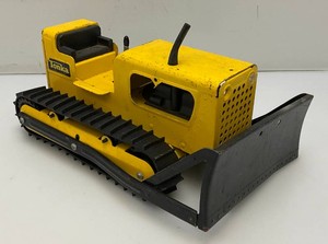 Vintage collectible pressed metal Tonka bulldozer