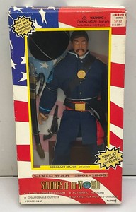 U.S Serviceman, Soldiers of the World Collection, Civil War, 12 doll sergeant major, new old stock.