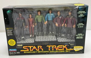 Star Trek Starfleet Officers Collectors Set - Playmates - 6190 new