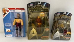 Miscellaneous vintage star trek action figure collectibles all new old stock.