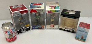 Miscellaneous collectible action figures, including star wars and more all new in box.