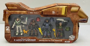 Disney  Pixar Lightyear Movie Recruits to the Rescue Action Figure 4-Pack new old stock.