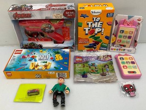 Miscellaneous vintage toys and collectibles, including Lego set number 40411 and more most are new in box.