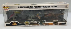 (Lot of 2) Funko Pop Movies Jurassic World Dominion 3-Pack New old stock.