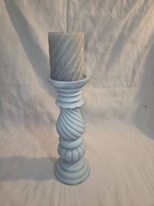Pillar candle holder and Candle