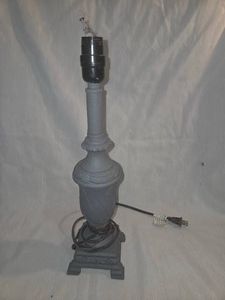 Light greyblue lamp stand