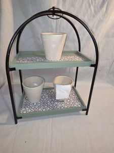 Two- tier shelf