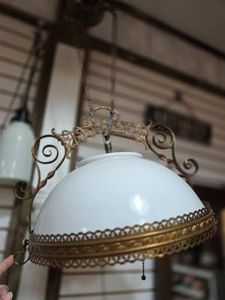 Victorian Style Hanging Parlor Lamp