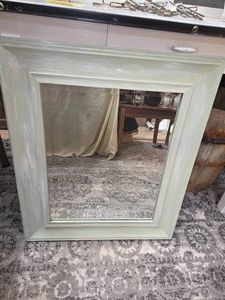 Wall Mirror- White Wash Frame