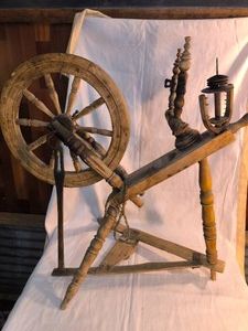Antique Wool Spinning Wheel