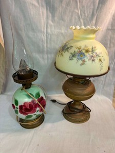Vintage gone with the wind style Lamps-2 pieces