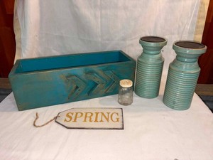 Lot of Turquoise Decorative items