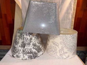 Lot of 3 NEW Lampshades
