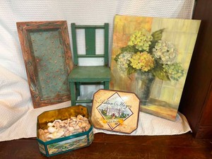 Cottage style Home Decor Items- Lot of 4 pieces