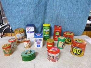 A Collection of Vintage Tins