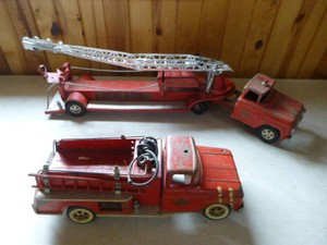 2 Vintage Tonka Fire Trucks