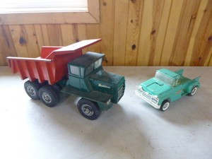 2 Vintage Buddy L Trucks