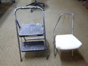 Step Stool and Childs Chair