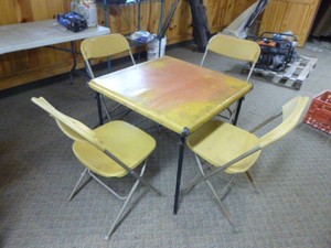 Card Table with Chairs