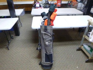 Golf Clubs and Bag