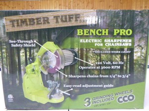 Timber Tuff Bench Pro Electric Sharpener for Chainsaws