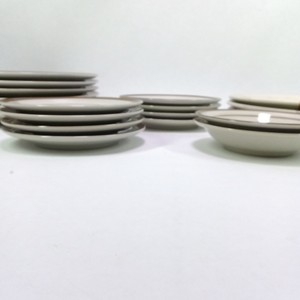 Lot of Monterrey Brown Stoneware & Floral Dinnerware Plates Japan