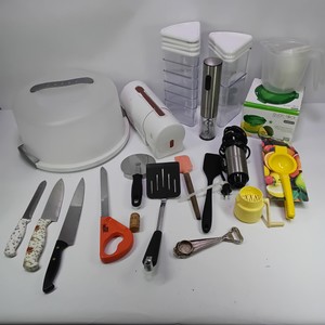 Lot of Assorted Kitchen Gadgets, Utensils, Storage Containers & Accessories