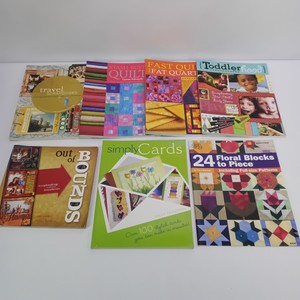 Lot of Quilting, Sewing & Craft Instruction Books