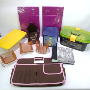Lot of Desk Organizers, Storage Bins & Office Supplies